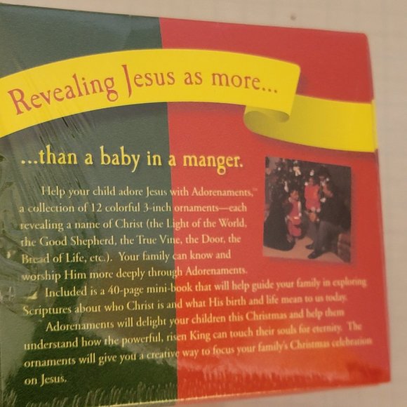 Adorenaments Baby Jesus Symbols Nick &Holly Found Grandpa Attic Ornaments Family - Picture 11 of 15